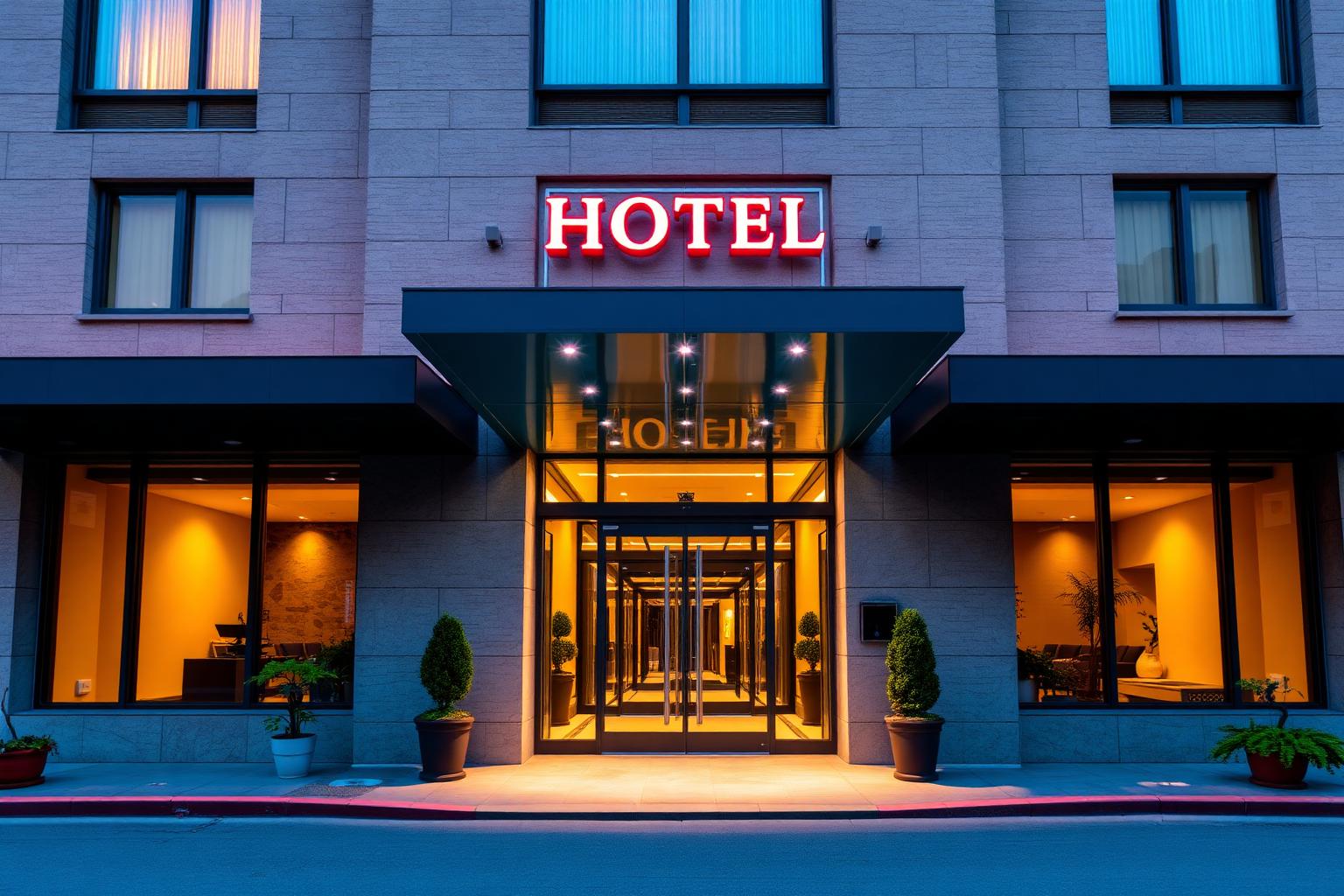 Hotel Canada building entrance at Narayan Arcade, Narolgam, Ahmedabad